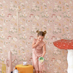 Majvillan Behang - Old Garden - Dusty Rose image 3