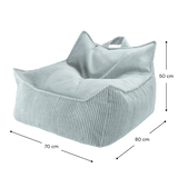 Wigiwama Zitzak voor kinderen - Peppermint Green Beanbag Chair image 4
