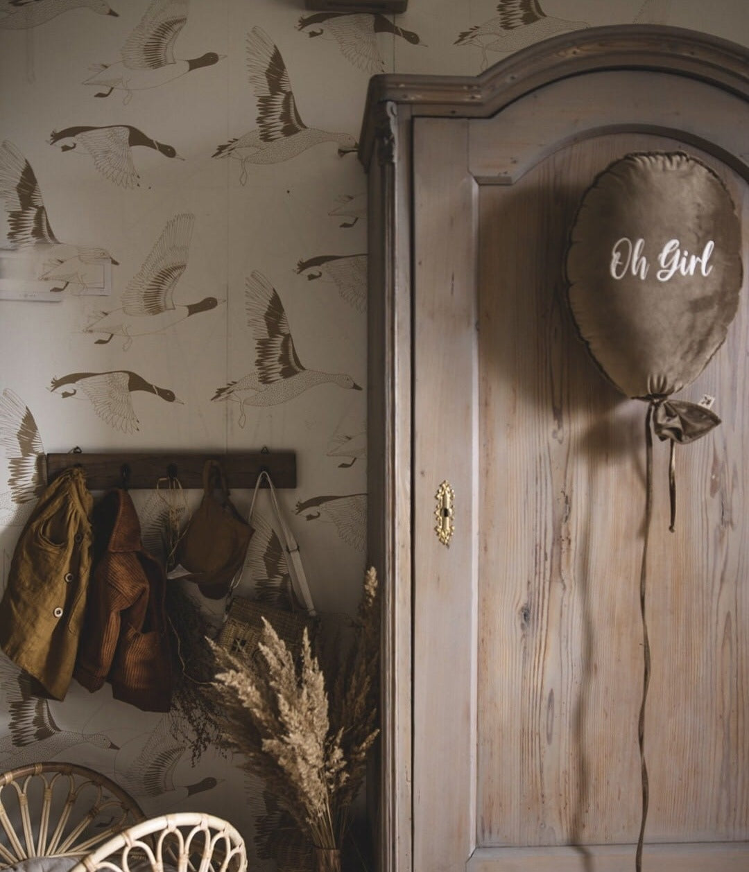 Ballon kussen deluxe - latte fluweel image 0