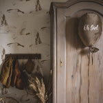 Ballon kussen deluxe - latte fluweel image 0