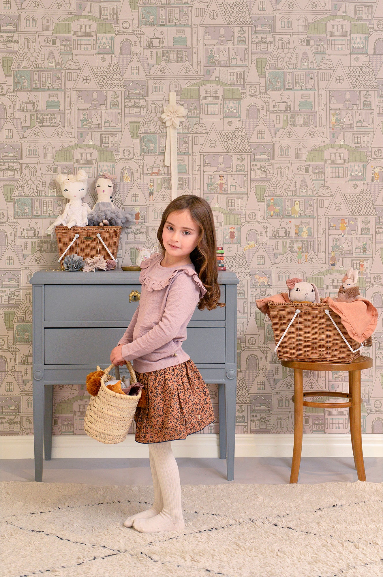 Majvillan Behang - Dollhouse - Soft Lilac image 4