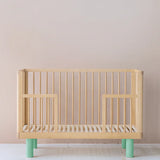 KARL & FRIC Ledikant Nox - Naturel met groene poten image 4