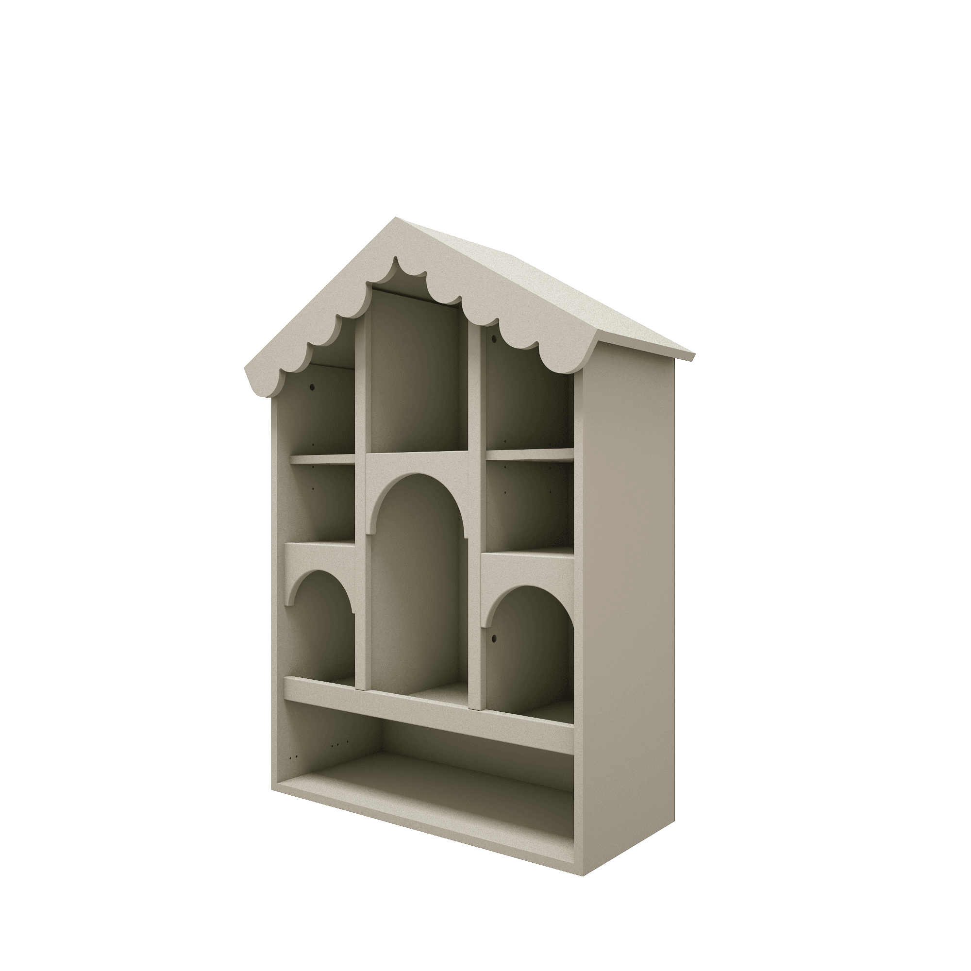 Wood Luck Opbergkast Babushka Dollhouse - Olive image 1