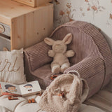 Rib Cord Stoel - Magenta Grey image 0