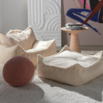 Wigiwama Kinderpoef - Cream White Square Ottoman image 5