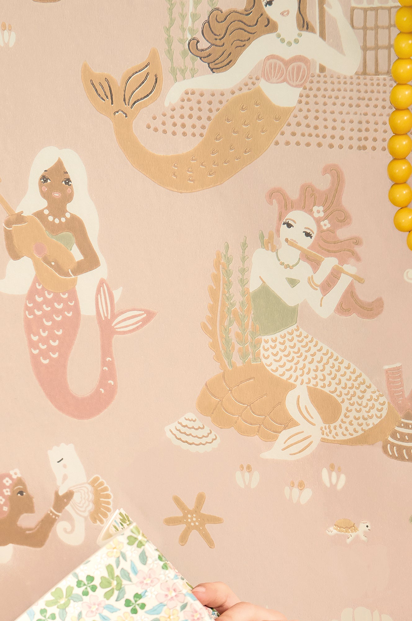 Majvillan Behang - Mermaid Reef - Sweet Pink image 3