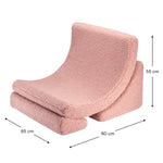 Wigiwama Kinderstoel - Guava Pink Moon Chair image 8