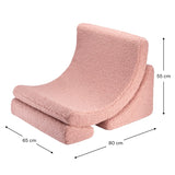 Wigiwama Kinderstoel - Guava Pink Moon Chair image 8