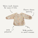 Mushie Slab met Lange Mouwen - Pastel Blooms image 2