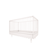 Wood Luck 2-in1 Ledikant Babushka - Wit image 0