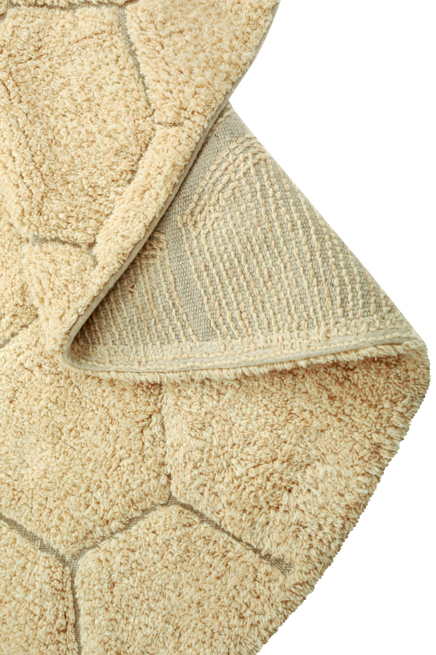 Lorena Canals Wasbaar Vloerkleed - Honeycomb - Honingraat Goud image 4