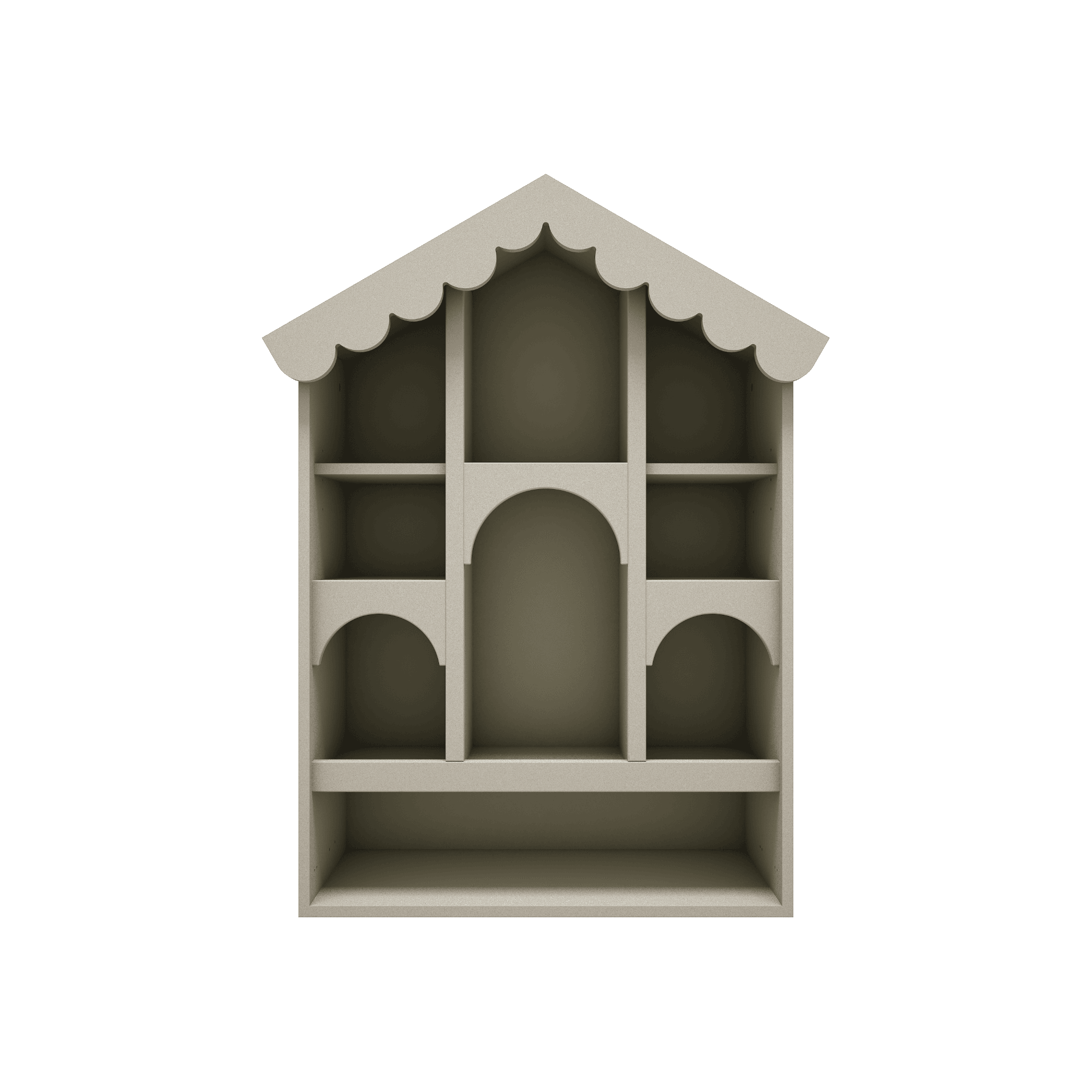 Wood Luck Opbergkast Babushka Dollhouse - Olive image 0