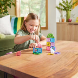Magna-Tiles microMAGS - Spring Garden - Travel Set - Magnetische Tegels - 24-delig