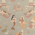 Majvillan Behang - Mermaid Reef - Ocean Blue image 1