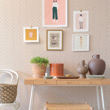 Majvillan Behang - Herringbone - Sandy Beige image 0