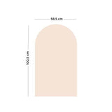 Ferflex Pink Beige Arche magneetbord — 1mx58cm