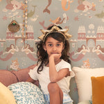 Majvillan Behang - Mermaid Reef - Ocean Blue image 0