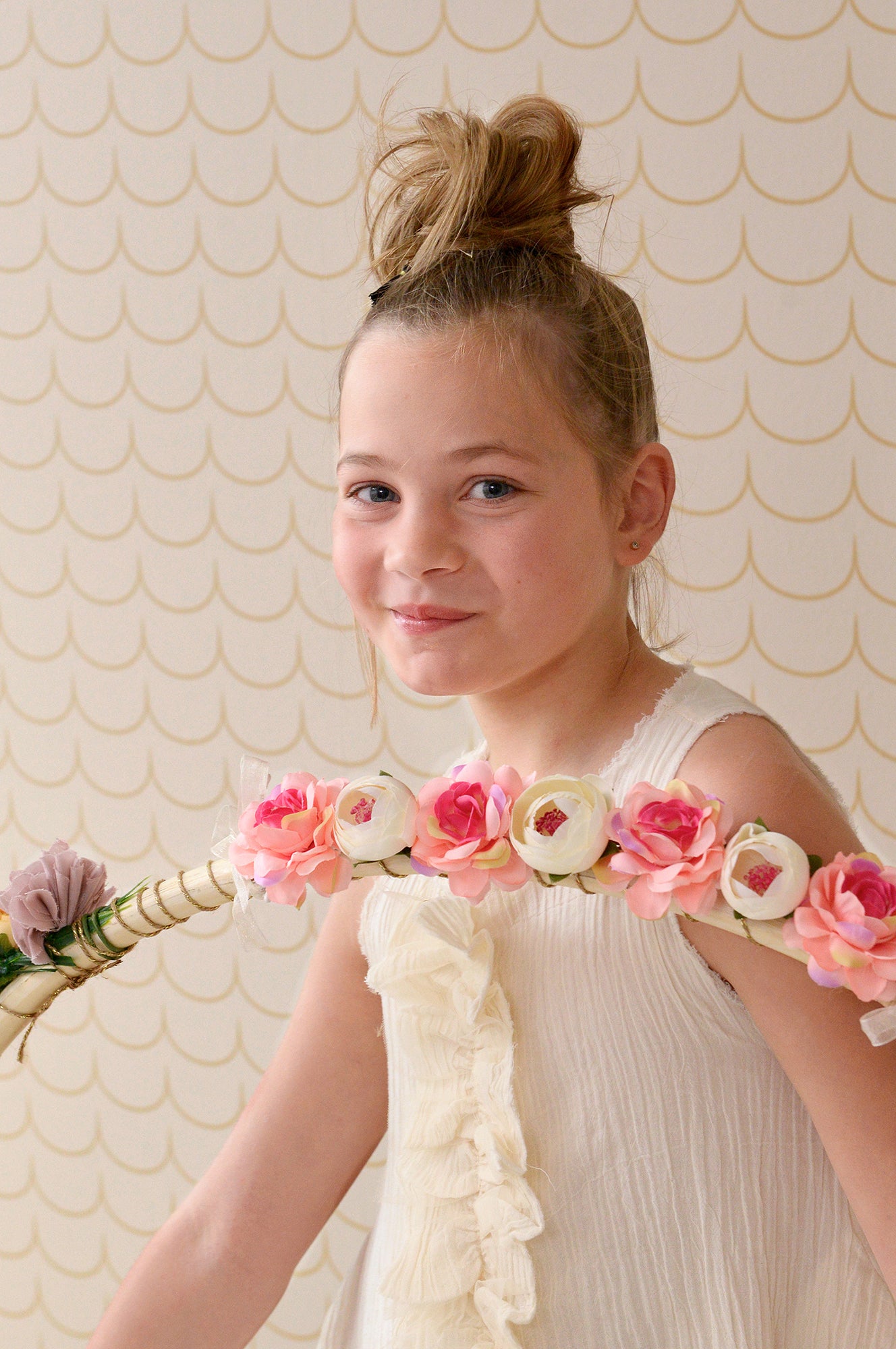 Majvillan Behang - Curtain - Greige Golden Brown image 4