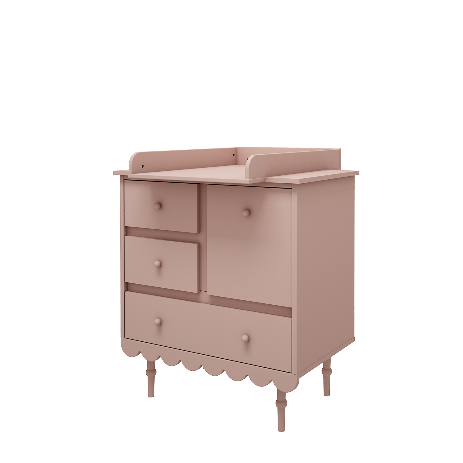 Wood Luck Commode Opzetstuk Babushka - Roze image 1