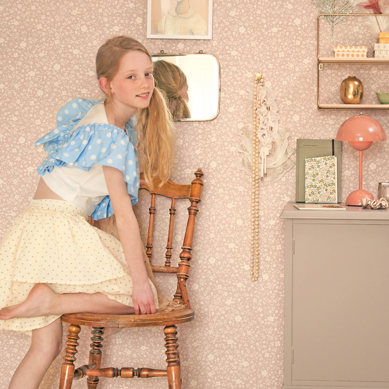 Majvillan Behang - Flora - Dreamy Lilac image 0