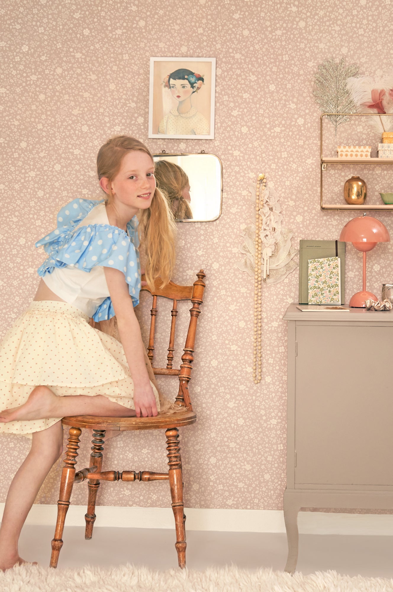 Majvillan Behang - Flora - Dreamy Lilac image 0