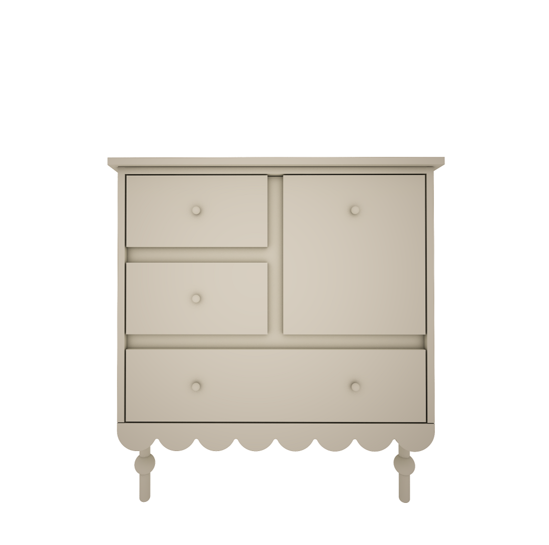 Wood Luck Kast/Commode Babushka - Olive image 1