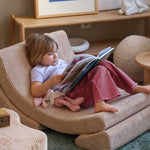 Wigiwama Kinderstoel - Brown Sugar Moon Chair image 1