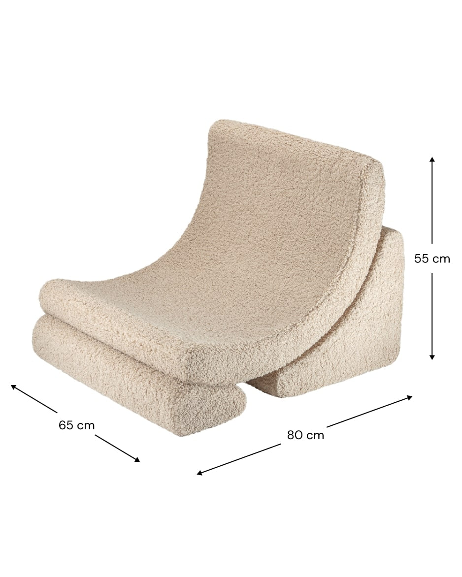 Wigiwama Kinderstoel - Biscuit Moon Chair image 7