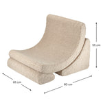Wigiwama Kinderstoel - Biscuit Moon Chair image 7