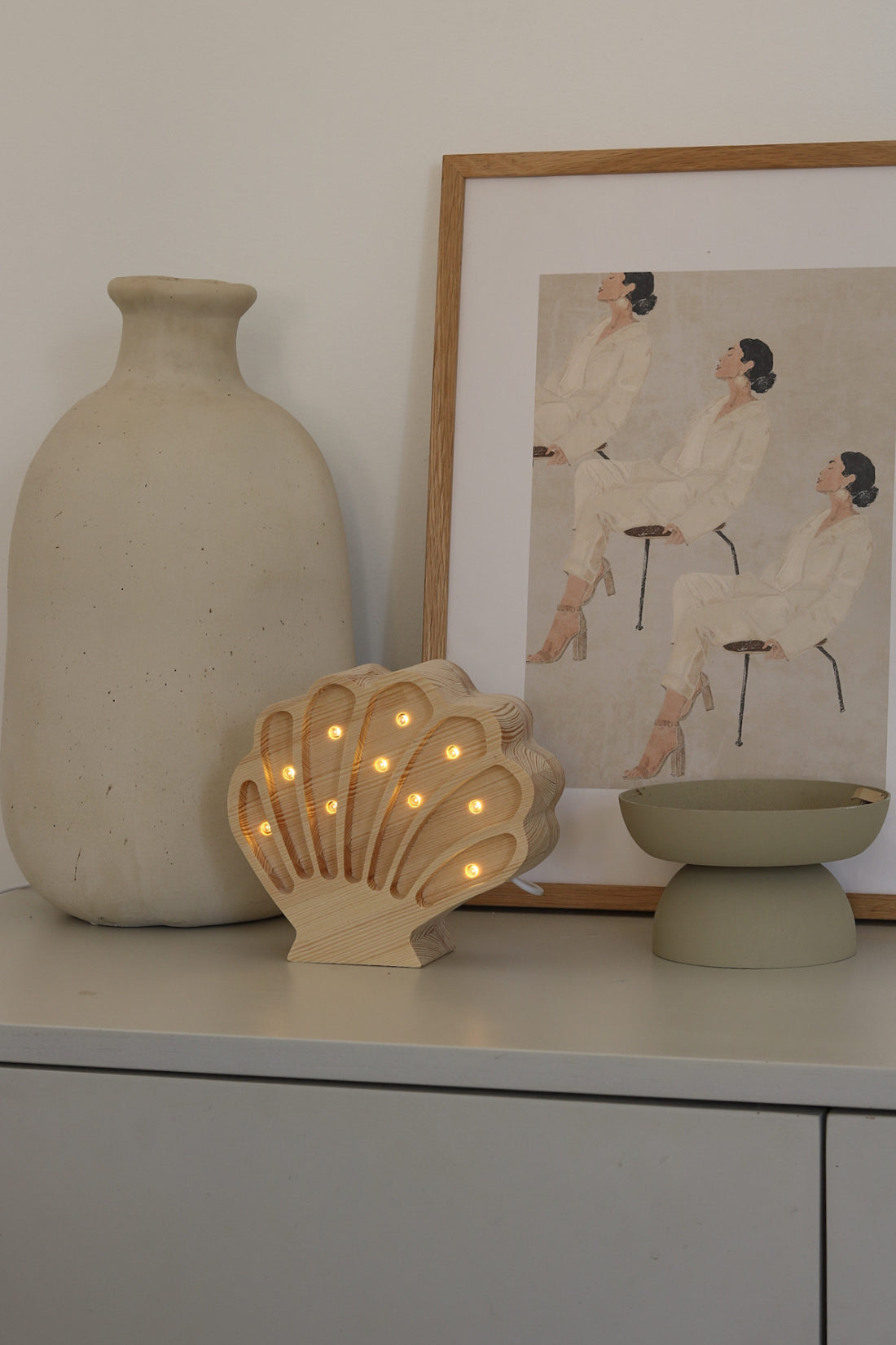 Little Lights Mini Lamp Schelp - Naturel image 4