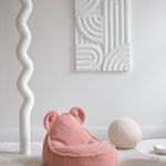 Wigiwama Beren Zitzak voor Kinderen Beer - Guava Pink Bear Beanbag image 4