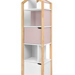 Boekenkast Juno met dakje - Roze image 2