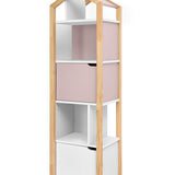 Boekenkast Juno met dakje - Roze image 2