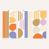Ferflex Pink Beige Arche magneetbord - Luipaardmotief - 1mx58cm
