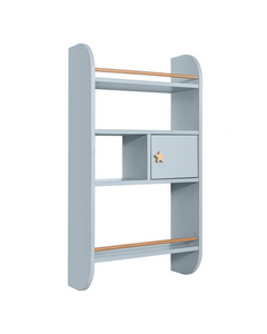 Wandrek Hout Pastel voor Kinderen - Blauw image 0