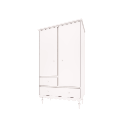 Wood Luck Kledingkast Babushka - Wit image 0
