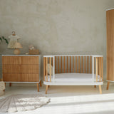 Babykamer 3-delig - naturel eiken wit image 2