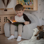 Teddy Stoel met Naam - Grijs image 1