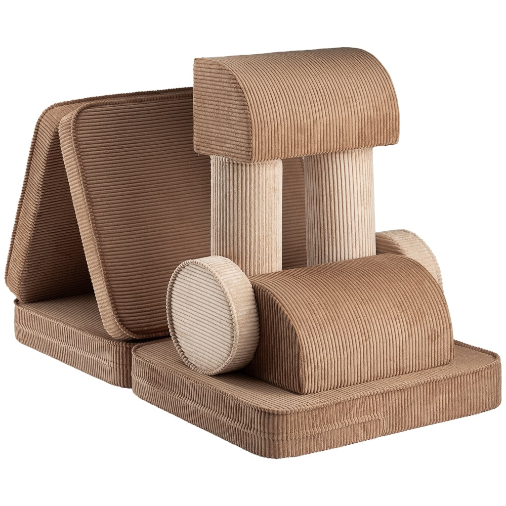 Wigiwama Ribstof Kinderbank - Toffee Settee - Sofa Speelbank image 5