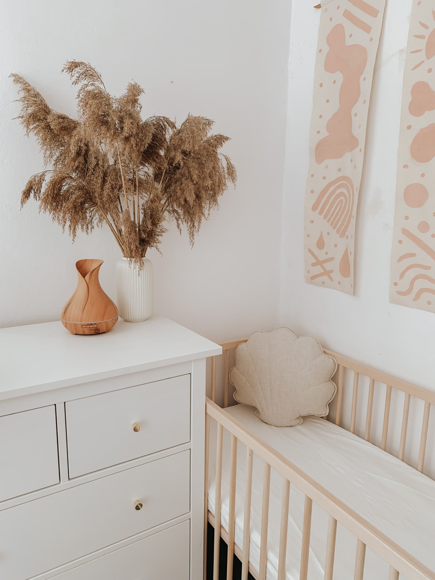 Linnen schelpkussen - zand image 1