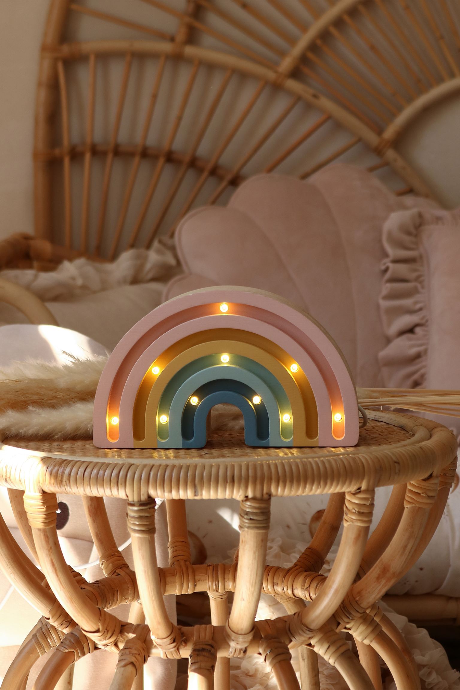Little Lights Mini Lamp Regenboog - Pastel image 0