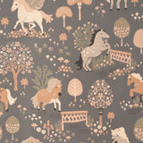 Majvillan Behang - My Sweet Pony - Stone Grey image 1