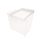 Wood Luck Kast/Commode Babushka - Wit image 3