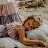 Linnen schelpkussen - zand image 6