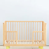 KARL & FRIC Ledikant Nox - Naturel met gele poten image 5