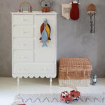 Wood Luck Hoge Ladekast Babushka - Wit image 1