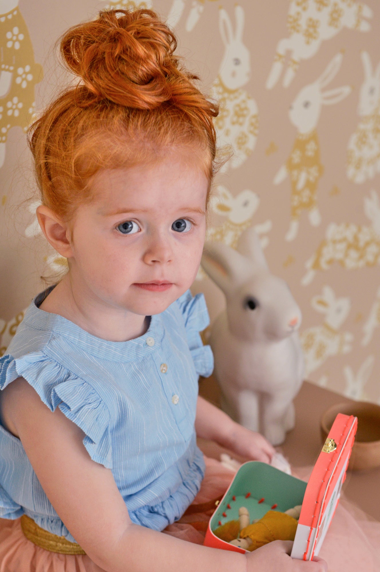 Majvillan Behang - Garden Party - Dusty Blush Pink image 6