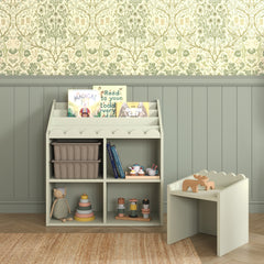 Montessori Boekenkast met Schulprand - Sage image 1