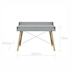 Kinderbureau Lunor - Grijs image 3