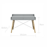 Kinderbureau Lunor - Grijs image 3